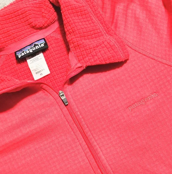 Patagonia R-1 Vibrant Pink Half-Zip Fleece Women's XS Athleisure Outdoor - Picture 7 of 7